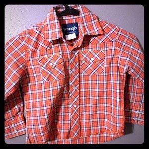 Boys pearl snap shirt